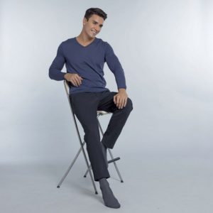 LS003 Men's Rib Socks